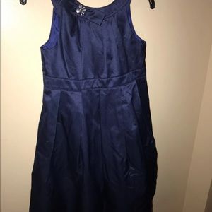 Child’s blue  silk dress